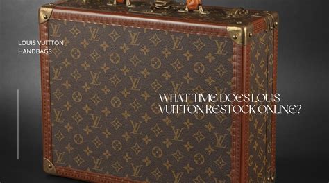 how often does louis vuitton restock|Louis Vuitton online shopping.